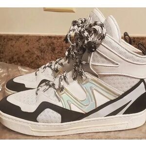 Marc Jacobs Ninja Irridescent M Hi Top Sneakers & 41